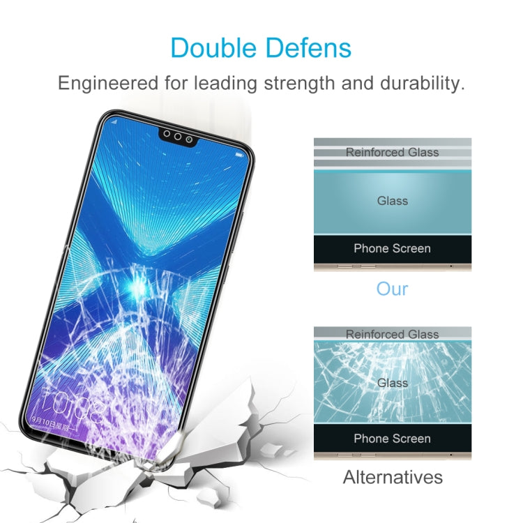 0.26mm 9H 2.5D Explosion-proof Tempered Glass Film for Huawei Honor 8X