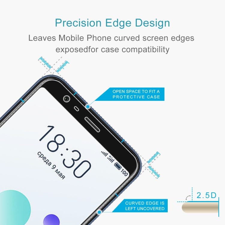 0.26mm 9H 2.5D Explosion-proof Tempered Glass Film for Meizu M8c