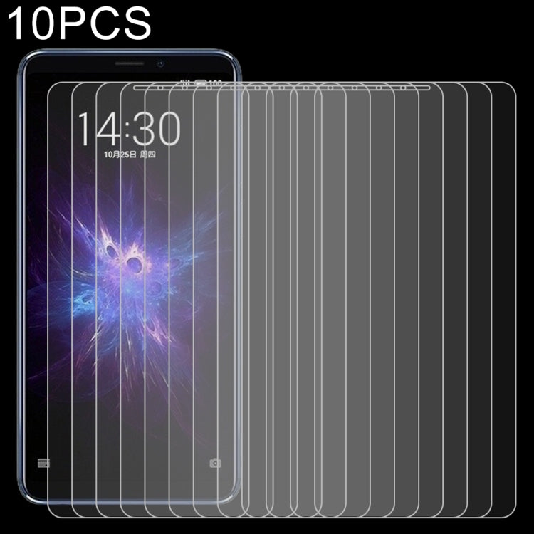 10 PCS 0.26mm 9H 2.5D Explosion-proof Tempered Glass Film for Meizu Note 8