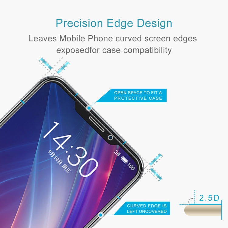 0.26mm 9H 2.5D Explosion-proof Tempered Glass Film for Meizu X8