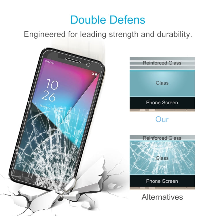 0.26mm 9H 2.5D Explosion-proof Tempered Glass Film for Vodafone Smart E9