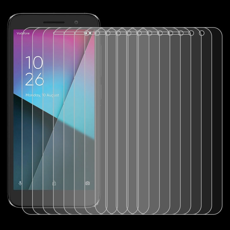 10 PCS 0.26mm 9H 2.5D Explosion-proof Tempered Glass Film for Vodafone Smart E9