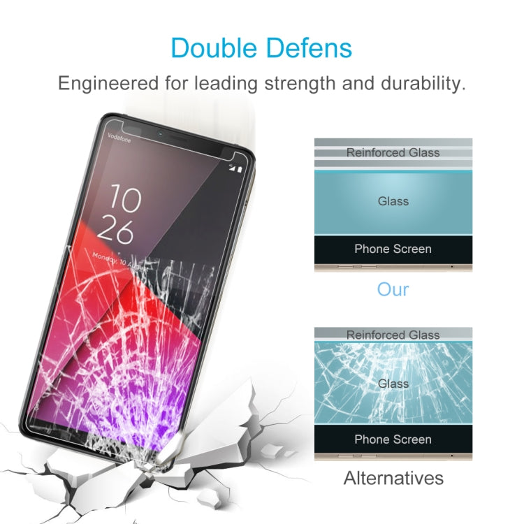 0.26mm 9H 2.5D Explosion-proof Tempered Glass Film for Vodafone Smart X9