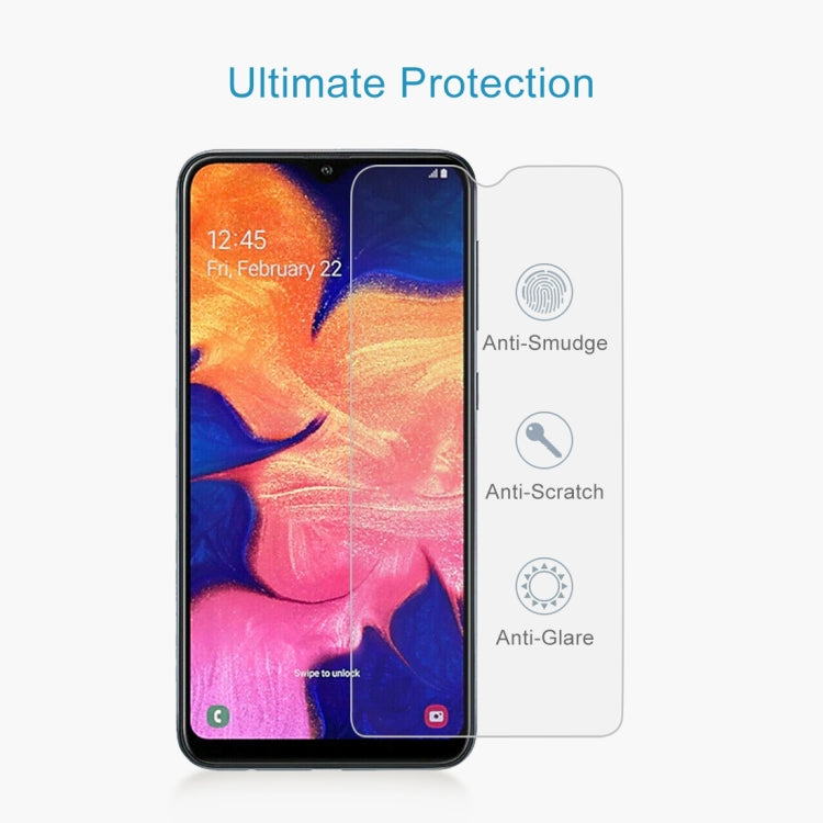 100 PCS 0.26mm 9H 2.5D Tempered Glass Film for Galaxy A10 / M10