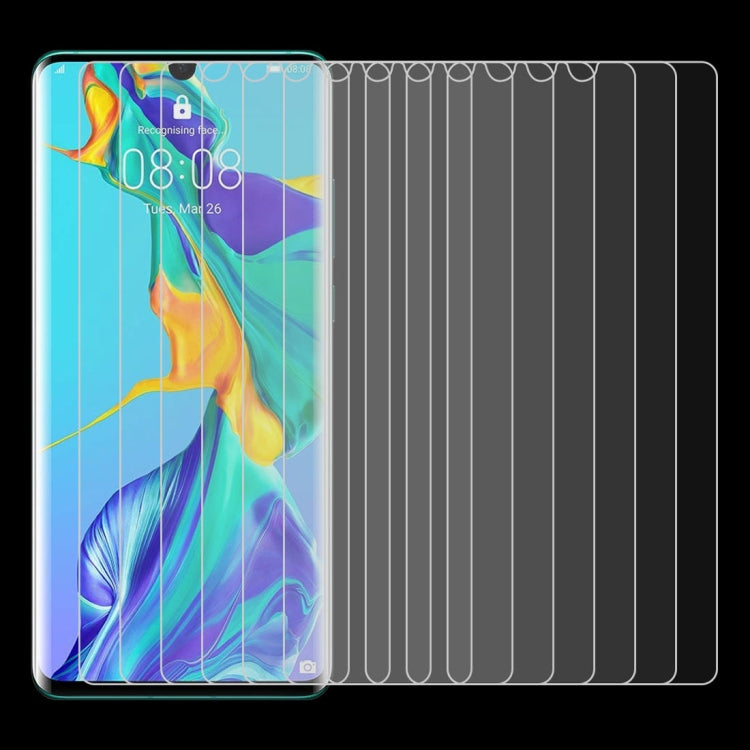 100 PCS 0.26mm 9H 2.5D Tempered Glass Film for Huawei P30 Pro