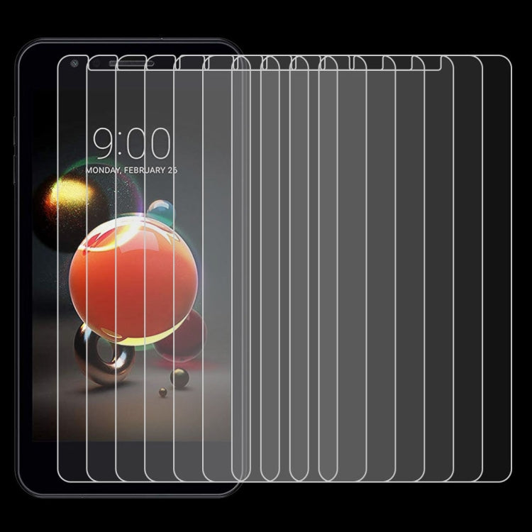 10 PCS 0.26mm 9H 2.5D Tempered Glass Film for LG K9