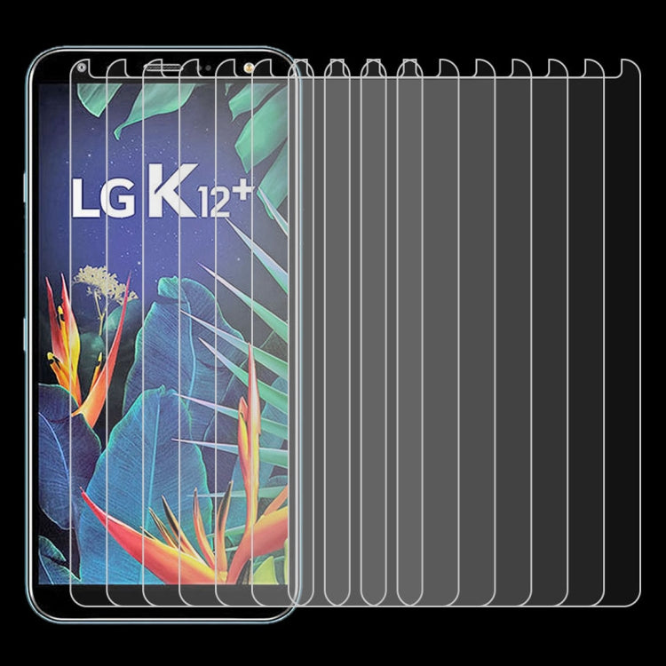 10 PCS 0.26mm 9H 2.5D Tempered Glass Film for LG K40