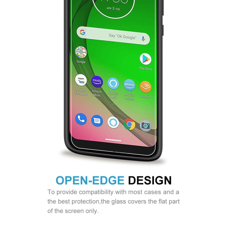 100 PCS 0.26mm 9H 2.5D Tempered Glass Film for Motorola Moto G7 Play