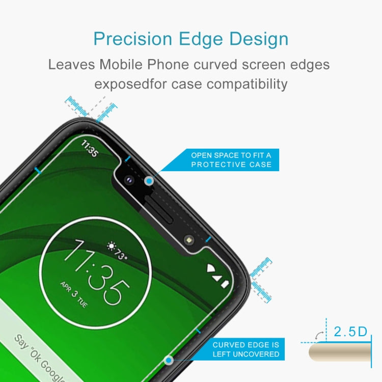 0.26mm 9H 2.5D Tempered Glass Film for Motorola Moto G7 Play