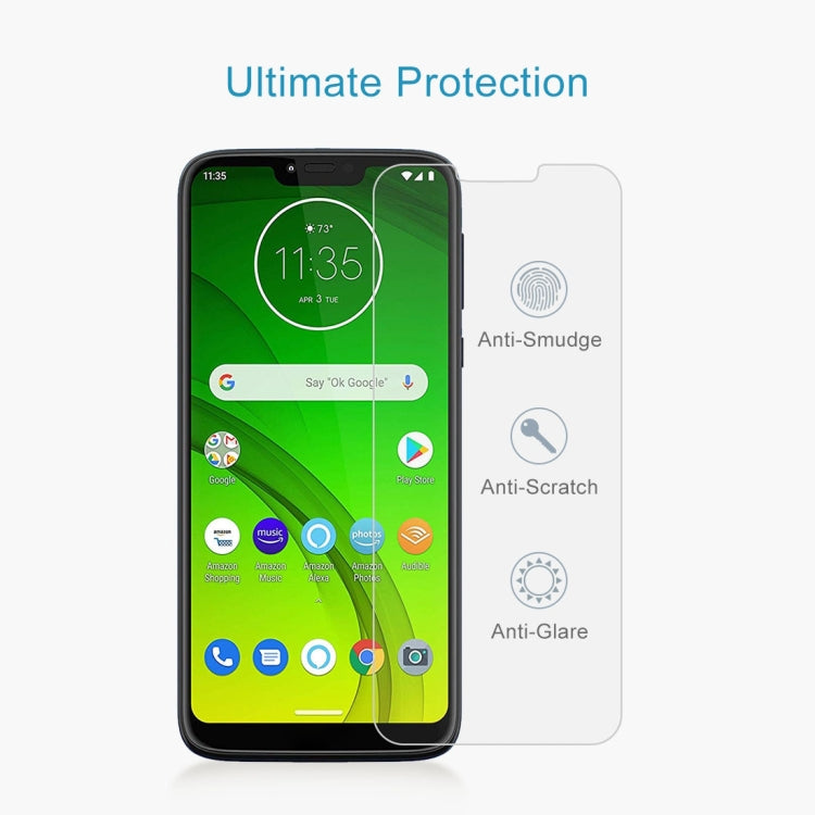 100 PCS 0.26mm 9H 2.5D Tempered Glass Film for Motorola Moto G7 Power
