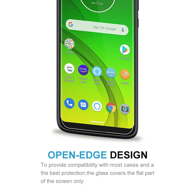 100 PCS 0.26mm 9H 2.5D Tempered Glass Film for Motorola Moto G7 Power