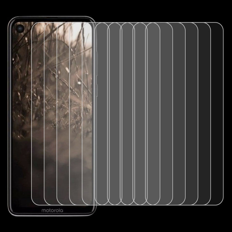 100 PCS 0.26mm 9H 2.5D Tempered Glass Film for Motorola Moto P40