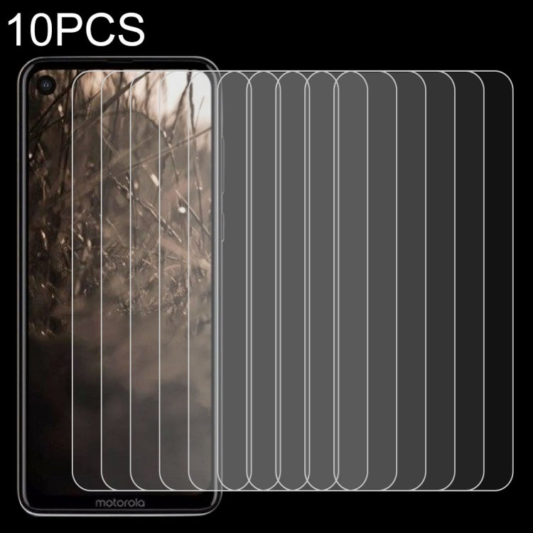 10 PCS 0.26mm 9H 2.5D Tempered Glass Film for Motorola Moto P40