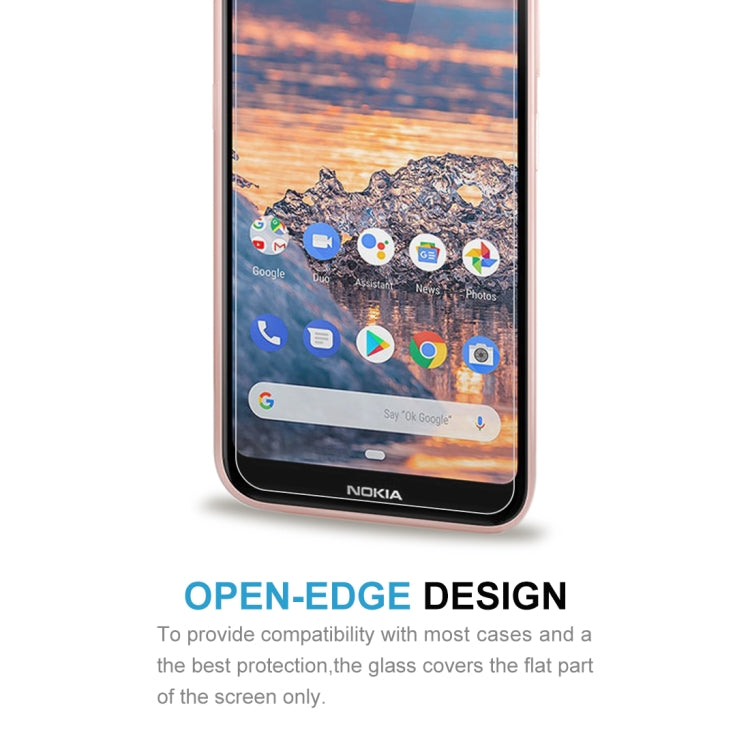 10 PCS 0.26mm 9H 2.5D Tempered Glass Film for Nokia 4.2