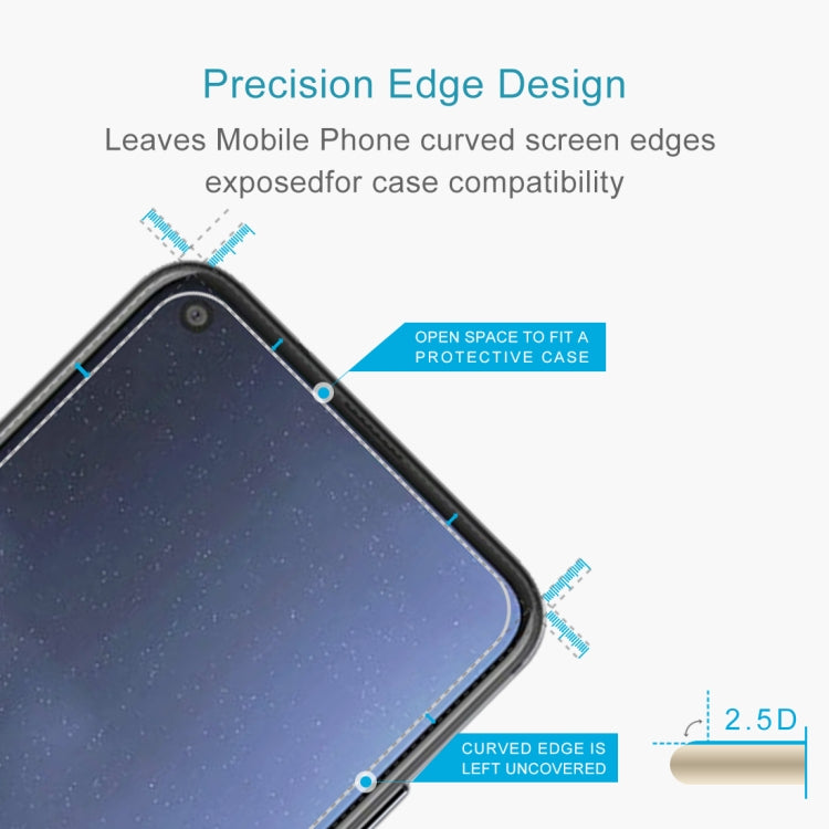 100 PCS 0.26mm 9H 2.5D Tempered Glass Film for Nokia 8.1 Plus