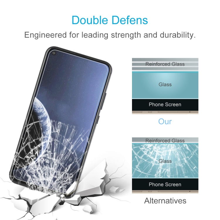 100 PCS 0.26mm 9H 2.5D Tempered Glass Film for Nokia 8.1 Plus