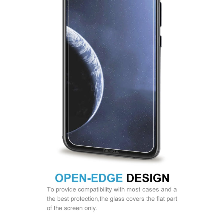 10 PCS 0.26mm 9H 2.5D Tempered Glass Film for Nokia 8.1 Plus