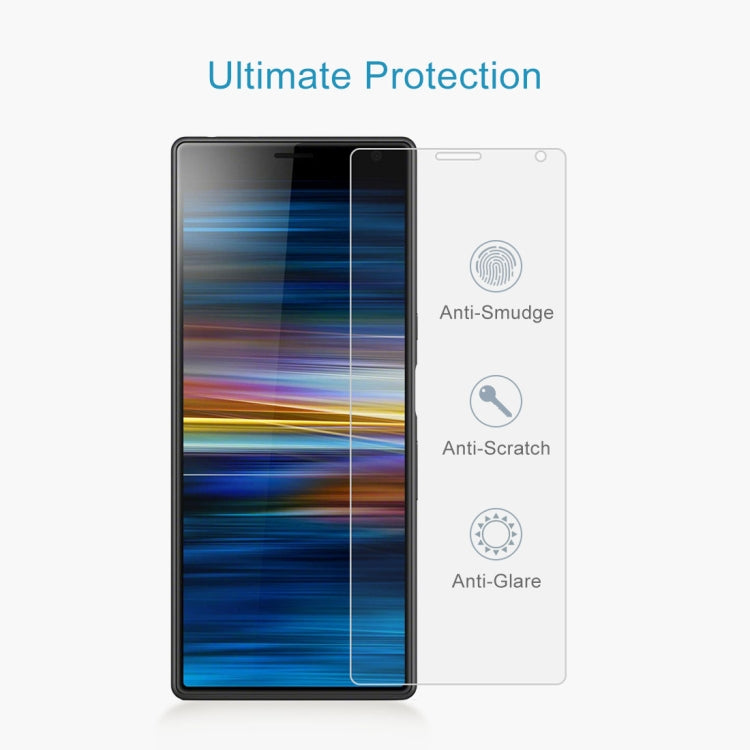 100 PCS 0.26mm 9H 2.5D Tempered Glass Film for Sony Xperia 10 Plus