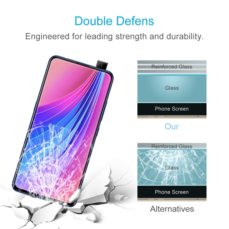 100 PCS 0.26mm 9H 2.5D Tempered Glass Film for Vivo V15 Pro