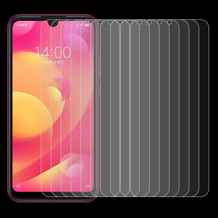 100 PCS 0.26mm 9H 2.5D Tempered Glass Film for Xiaomi Mi Play