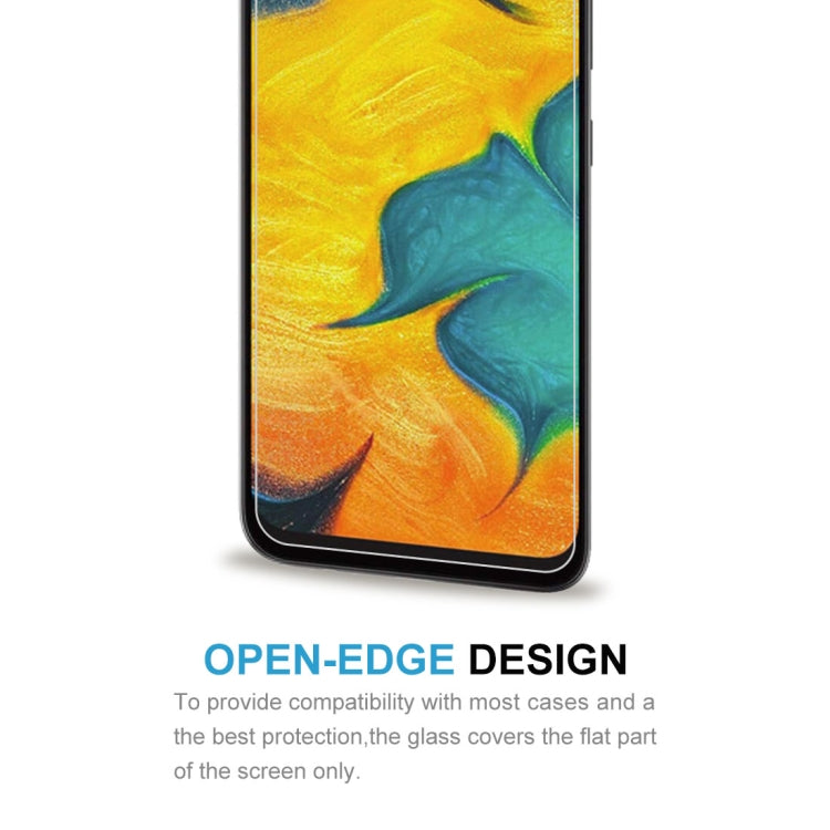 100 PCS 0.26mm 9H 2.5D Tempered Glass Film for Galaxy A30