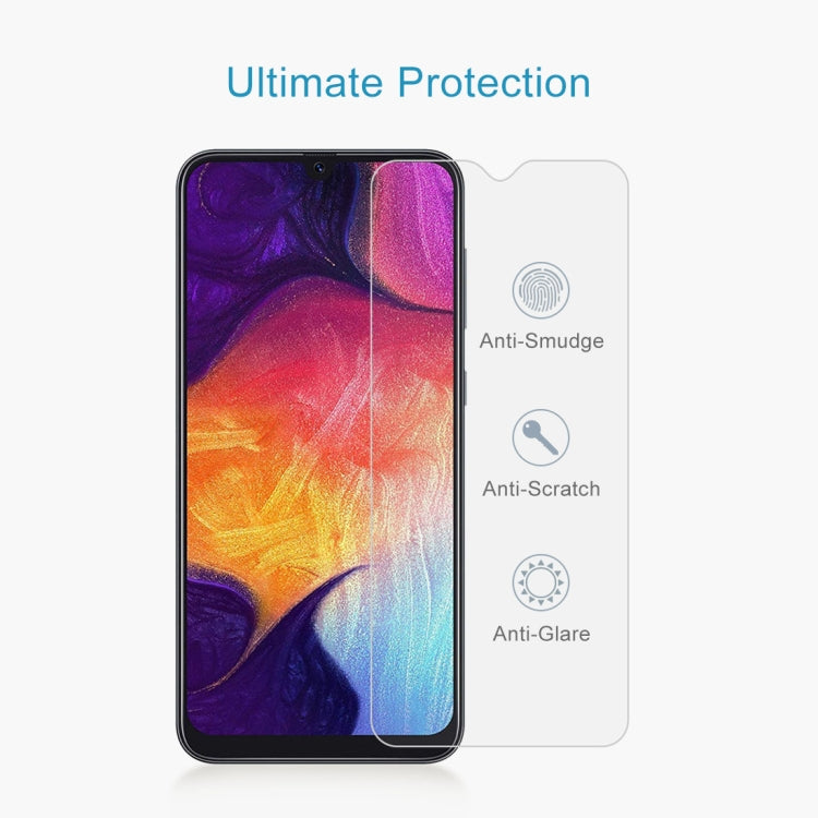 100 PCS 0.26mm 9H 2.5D Tempered Glass Film for Galaxy A50