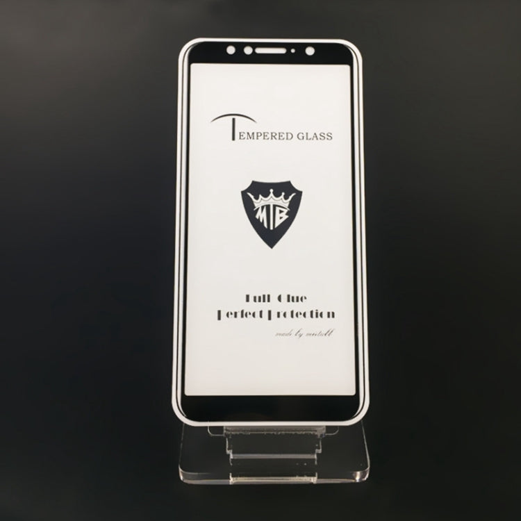 Full Screen Full Glue Anti-fingerprint Tempered Glass Film for Asus Zenfone Max Pro (M1) ZB601KL (Black)