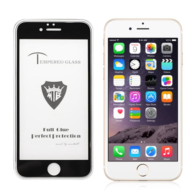 Full Screen Full Glue Anti-fingerprint Tempered Glass Film for iPhone 6