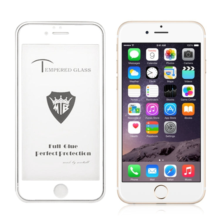 Full Screen Full Glue Anti-fingerprint Tempered Glass Film for iPhone 6