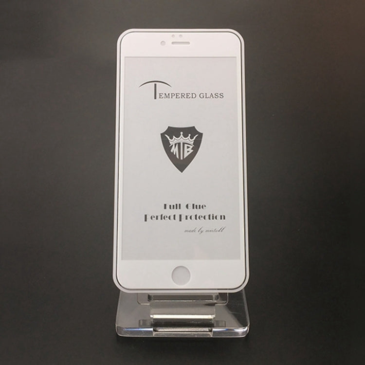 25 PCS Full Screen Full Glue Anti-fingerprint Tempered Glass Film for iPhone 6 Plus & 6s Plus