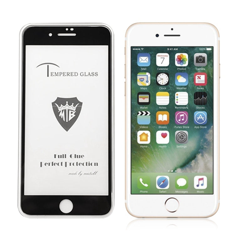 Full Screen Full Glue Anti-fingerprint Tempered Glass Film for iPhone 8 Plus & 7 Plus