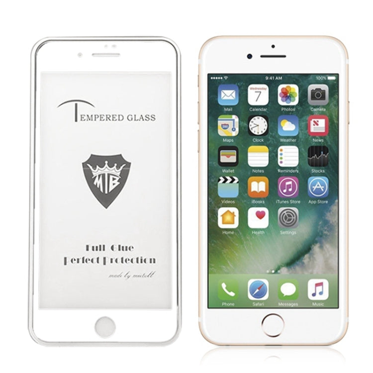 Full Screen Full Glue Anti-fingerprint Tempered Glass Film for iPhone 8 Plus & 7 Plus