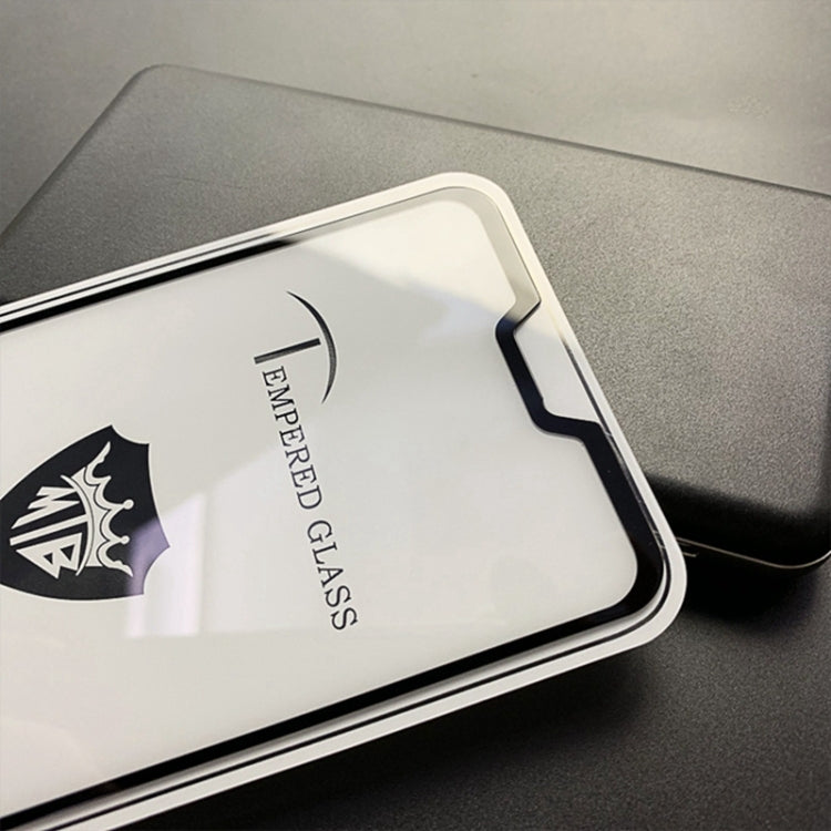MIETUBL Full Screen Full Glue Anti-fingerprint Tempered Glass Film for Zenfone Max Pro (M2) ZB631KL(Black)