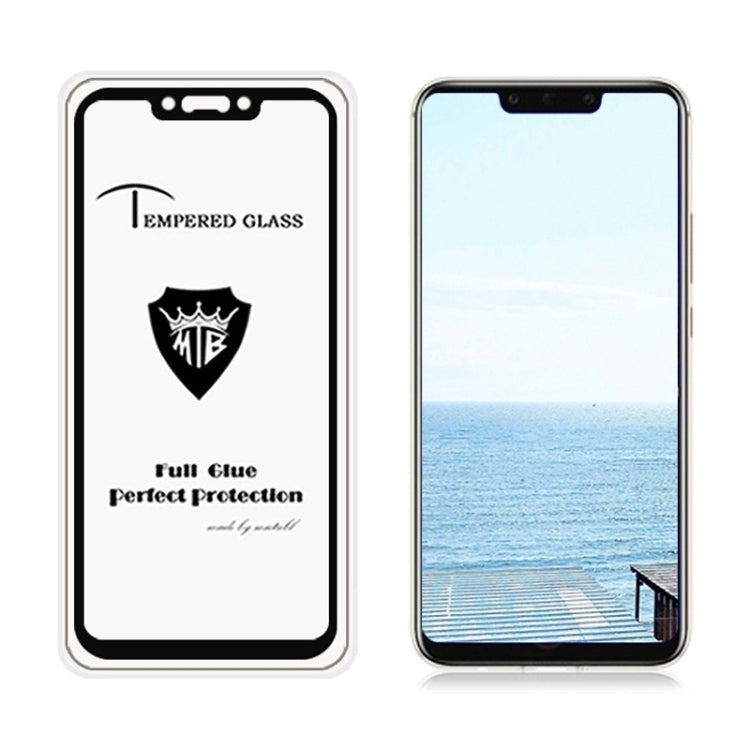 MIETUBL Full Screen Full Glue Anti-fingerprint Tempered Glass Film for Huawei Mate 20 Lite(Black)