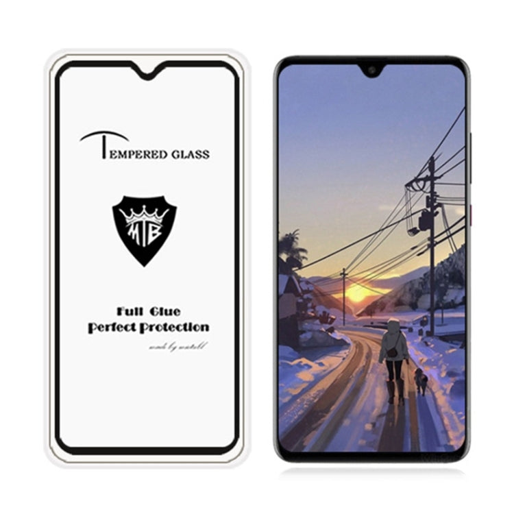 MIETUBL Full Screen Full Glue Anti-fingerprint Tempered Glass Film for Huawei Mate 20 (Black)