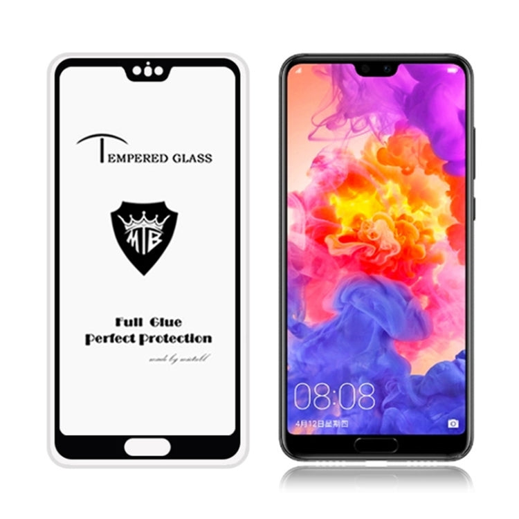 MIETUBL Full Screen Full Glue Anti-fingerprint Tempered Glass Film for Huawei P20 Pro (Black)