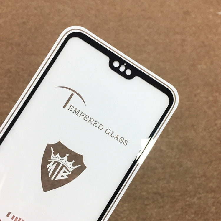 25 PCS MIETUBL Full Screen Full Glue Anti-fingerprint Tempered Glass Film for Huawei P20 Pro (Black)