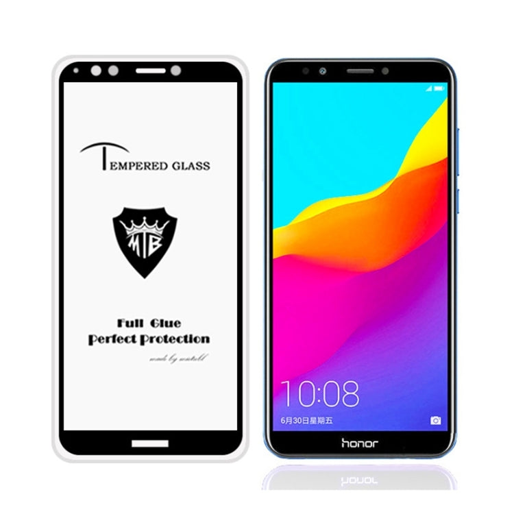 MIETUBL Full Screen Full Glue Anti-fingerprint Tempered Glass Film for Huawei Honor 7C
