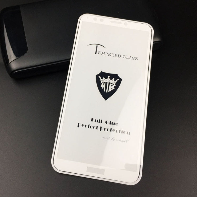 MIETUBL Full Screen Full Glue Anti-fingerprint Tempered Glass Film for Huawei Honor 7C