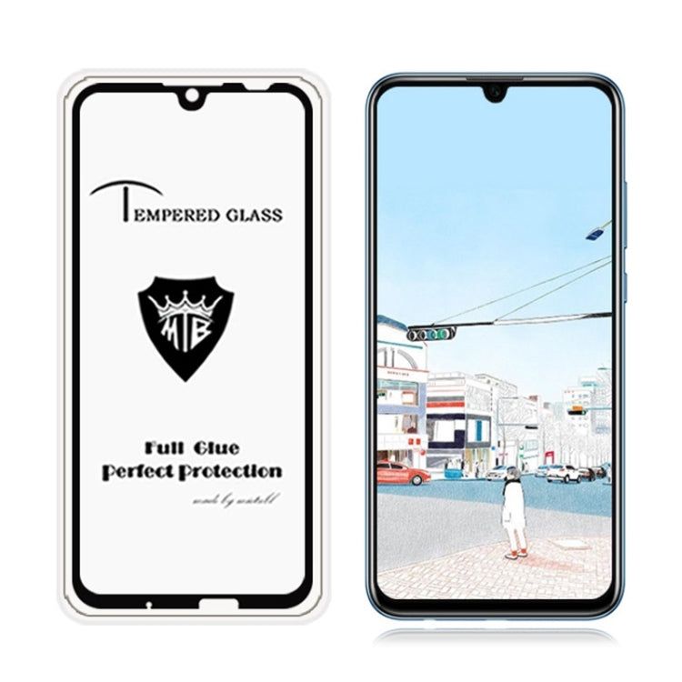 MIETUBL Full Screen Full Glue Anti-fingerprint Tempered Glass Film for Huawei Honor 10 Lite (Black)