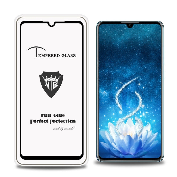 MIETUBL Full Screen Full Glue Anti-fingerprint Tempered Glass Film for Huawei P30 (Black)