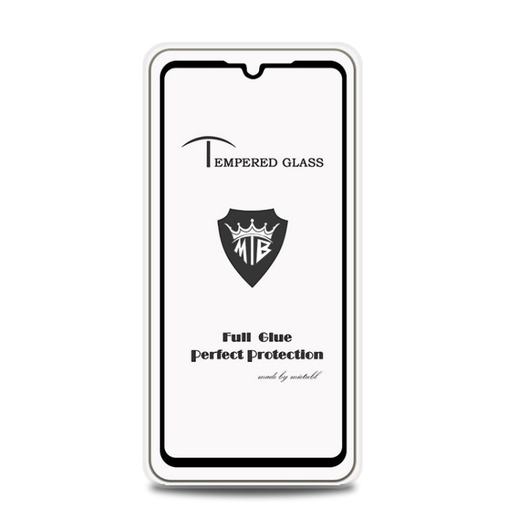 MIETUBL Full Screen Full Glue Anti-fingerprint Tempered Glass Film for Huawei P30 (Black)