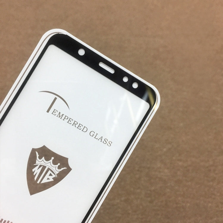 MIETUBL Full Screen Full Glue Anti-fingerprint Tempered Glass Film for Galaxy A6+ (2018)