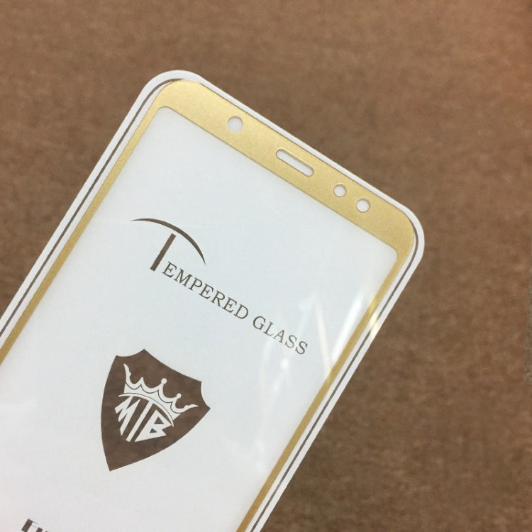 MIETUBL Full Screen Full Glue Anti-fingerprint Tempered Glass Film for Galaxy A6+ (2018)