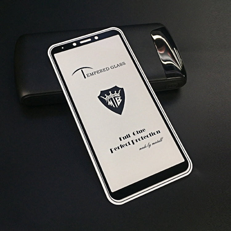 25 PCS MIETUBL Full Screen Full Glue Anti-fingerprint Tempered Glass Film for Galaxy A6s (Black)