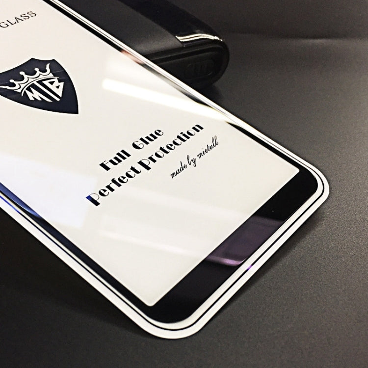 25 PCS MIETUBL Full Screen Full Glue Anti-fingerprint Tempered Glass Film for Galaxy A6s (Black)