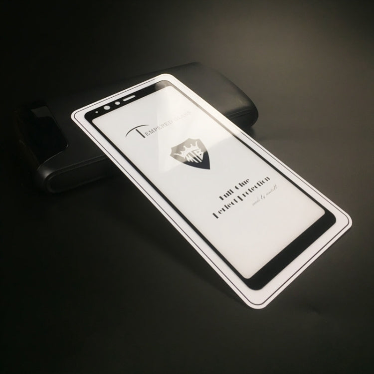 25 PCS MIETUBL Full Screen Full Glue Anti-fingerprint Tempered Glass Film for Galaxy A8 Star / A9 Star (Black)