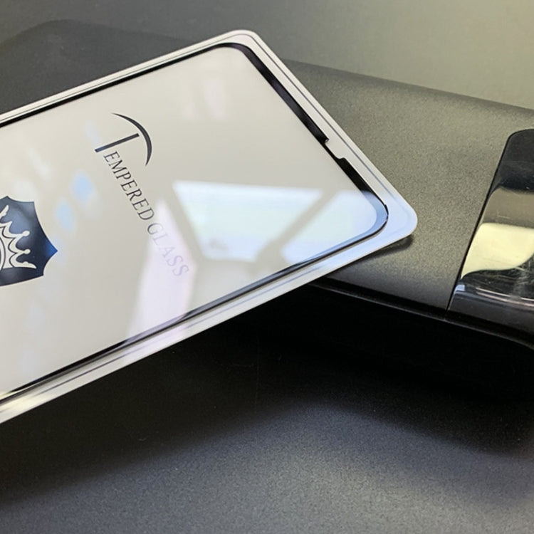 25 PCS MIETUBL Full Screen Full Glue Anti-fingerprint Tempered Glass Film for Galaxy A8s (Black)