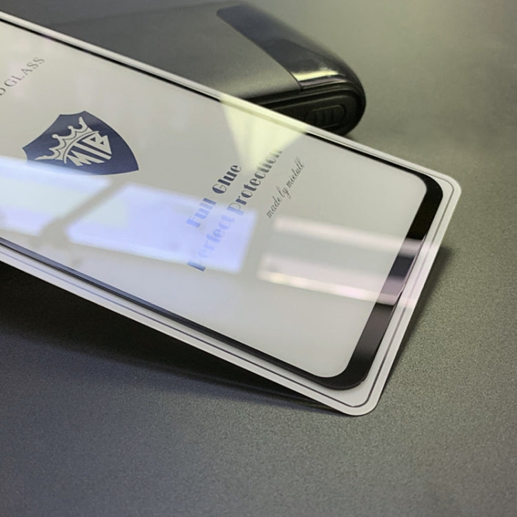 25 PCS MIETUBL Full Screen Full Glue Anti-fingerprint Tempered Glass Film for Galaxy A8s (Black)