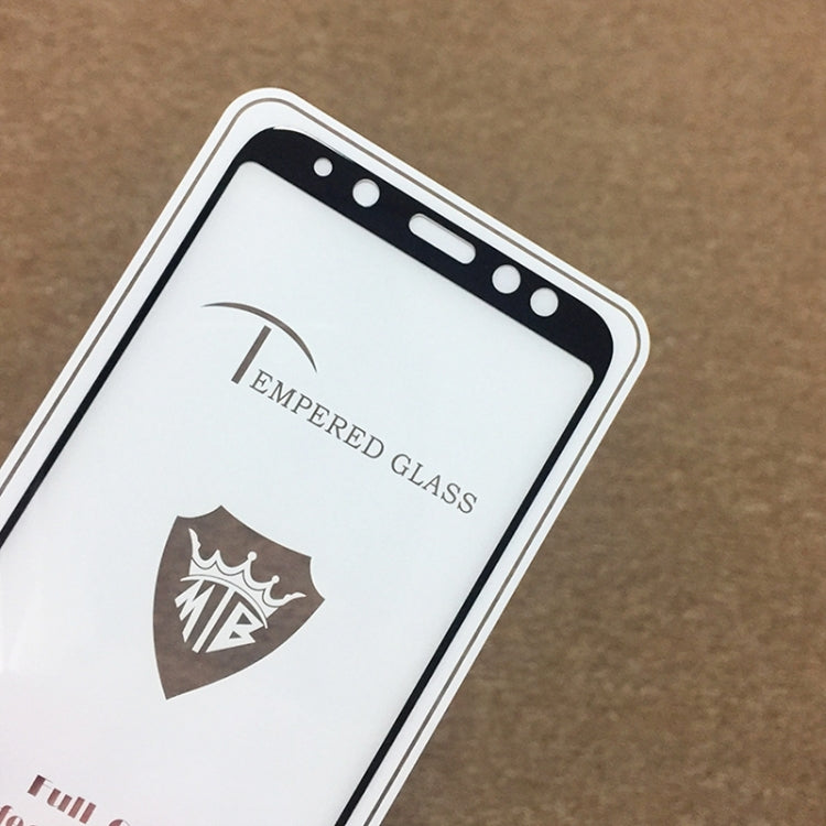 MIETUBL Full Screen Full Glue Anti-fingerprint Tempered Glass Film for Galaxy A6 (2018)